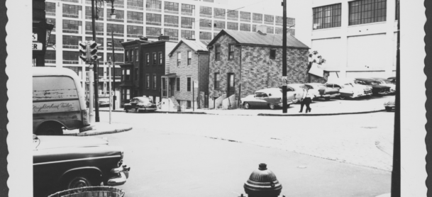 SE corner Warren & High St from NW corner is now the campus of Rutgers University.