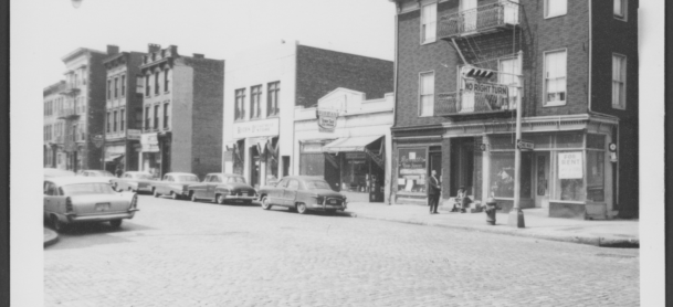 W side Mulberry St looking NW from SE corner Cottage Place