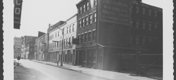 #46-58 Edison Place looking SE is now Prudential Arena.