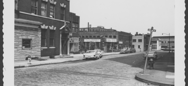 N side Edison Place looking NE from SW corner Lawrence St