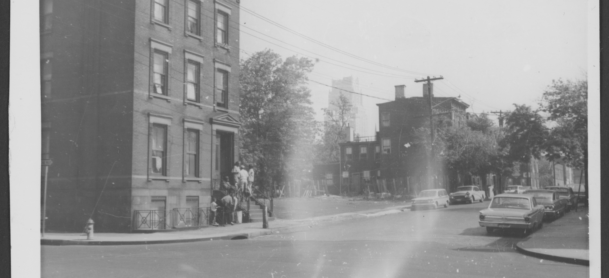 Looking NW at W side Columbia from Green St