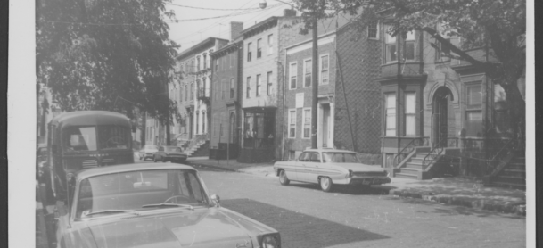 Looking SW at W side Columbia from Green St